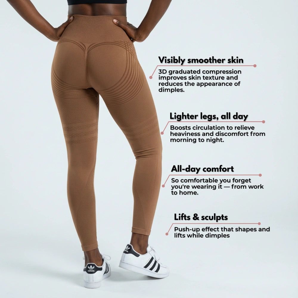 Cellumove 3D Leggings - Brown Coffee Cellumove