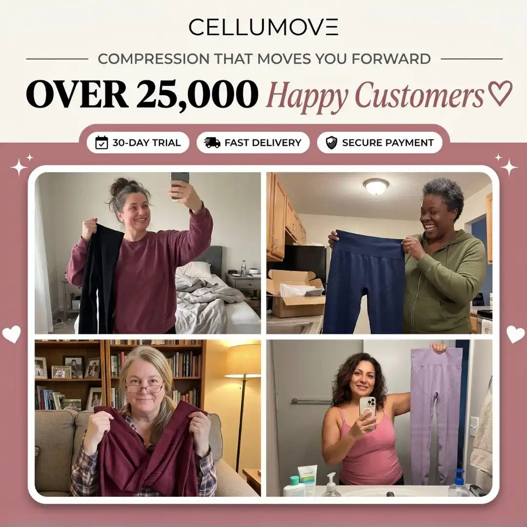 Cellumove 3D legging - say goodbye to lipedema pain and swelling naturally