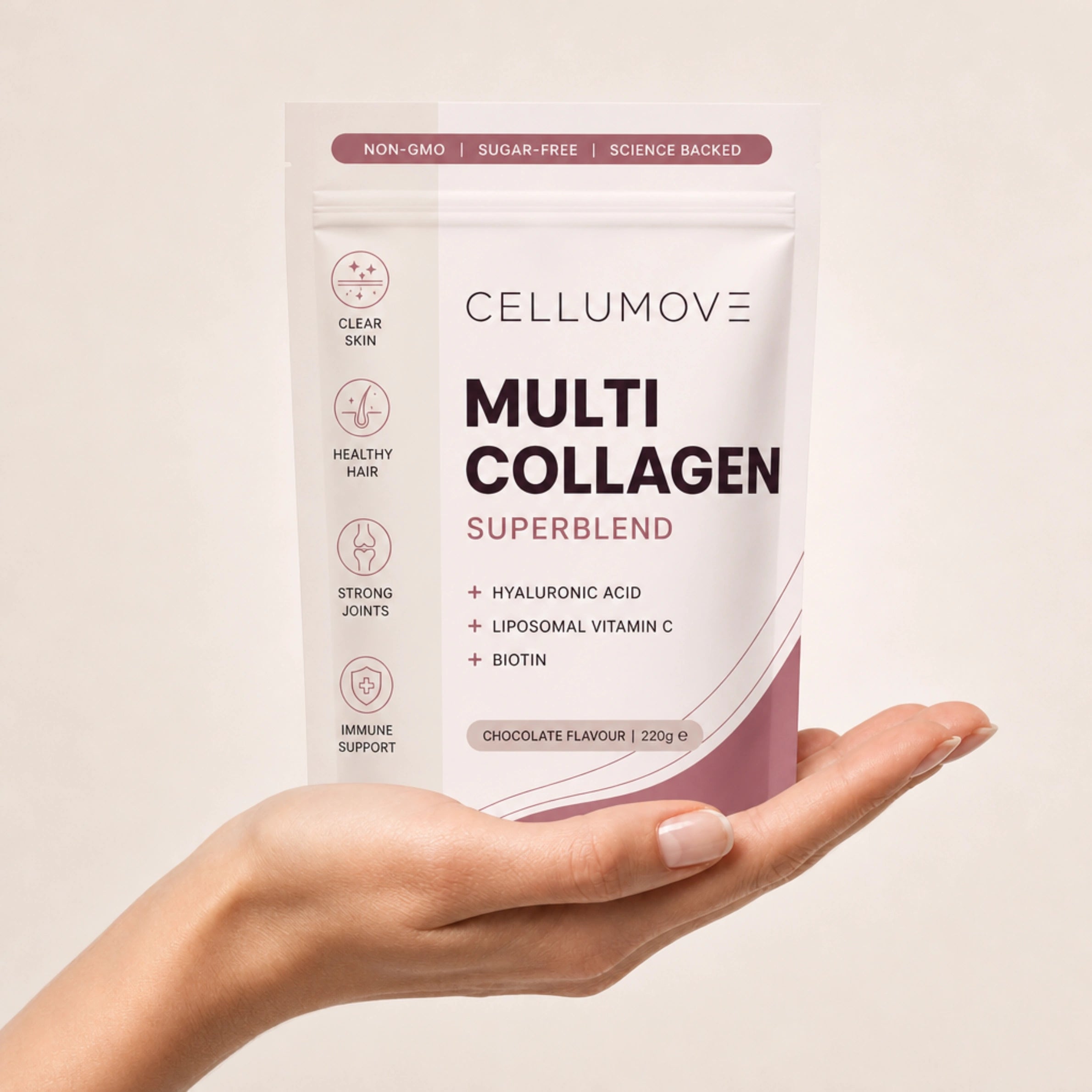 Multi Collagen Superblend — Chocolate | Firmer Skin, Fuller Hair, Stronger Nails