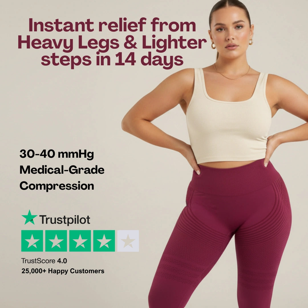 Say Goodbye to Puffy Ankles in Just 48 Hours with Cellumove 3D Compression Leggings Cellumove