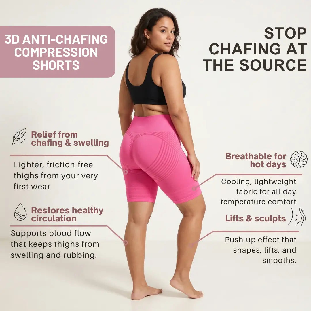 Anti-chafing 3D-short Legging