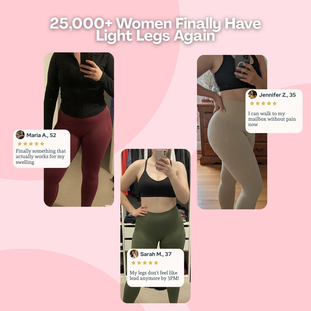 Say Goodbye to Puffy Ankles in Just 48 Hours with Cellumove 3D Compression Leggings Cellumove
