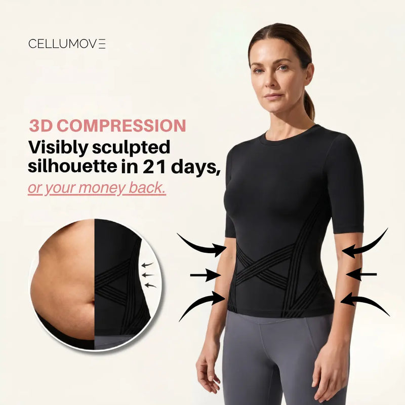 3D Sculping T-shirt - Redefine your silhouette effortlessly