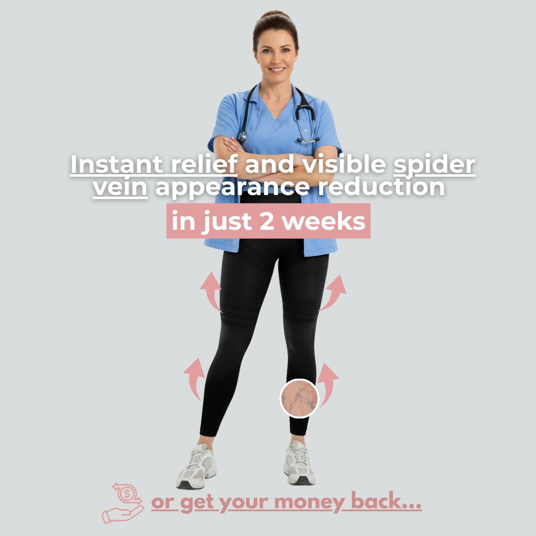 From Spider Vein & heavy legs to visible relief for healthcare workers in 14 days