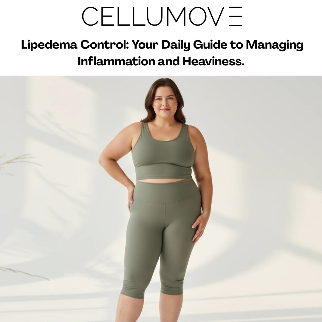 eBook: "Lipedema Control: Your Daily Guide to Managing Inflammation and Heaviness." Cellumove