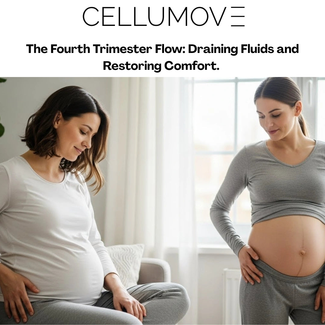 eBook: "The Fourth Trimester Flow: Draining Fluids and Restoring Comfort." Cellumove