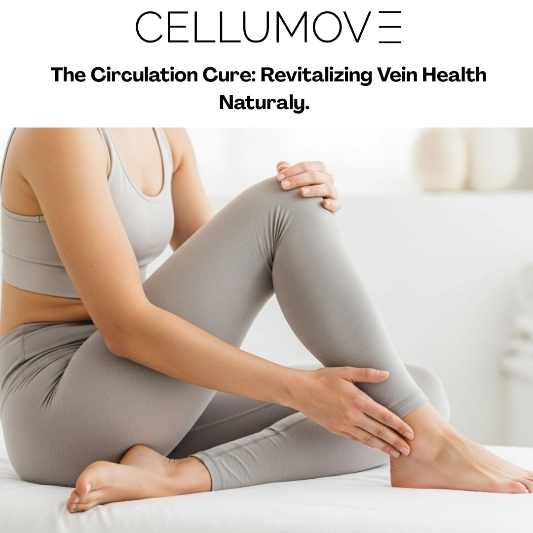 eBook: "The Circulation Cure: Revitalizing Vein Health Naturaly." Cellumove
