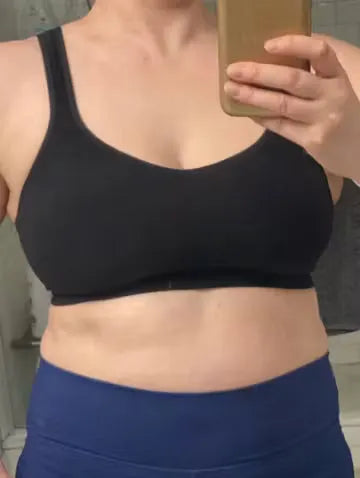 CelluMove customer wearing the 3D support bra